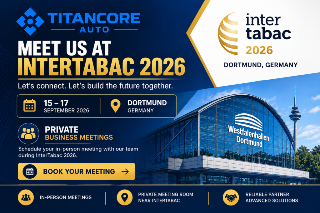 TitanCore Auto Heads to InterTabac 2026 in Dortmund